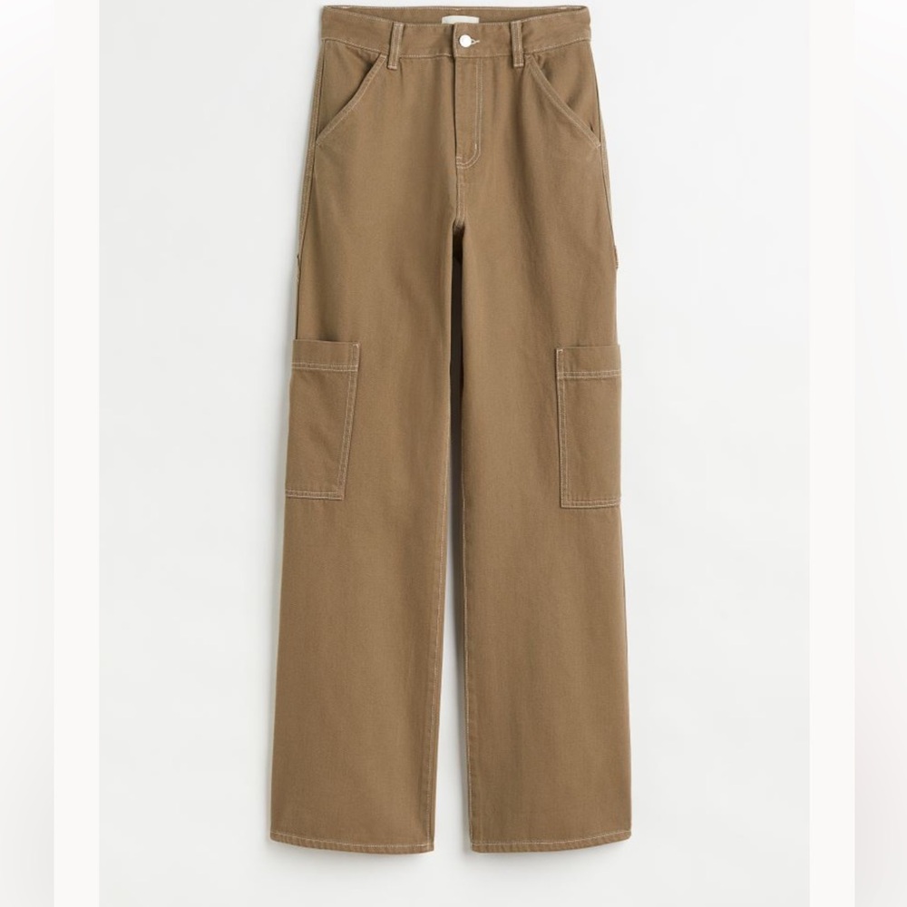 H&M Wide-leg Cargo Pants